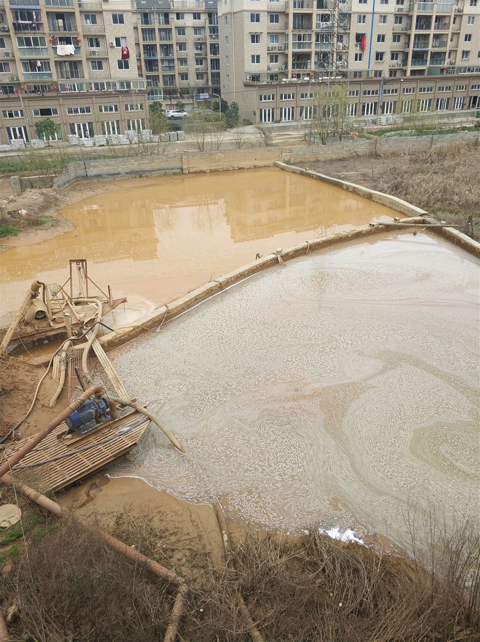 珠山沉淀池淤泥清理-厂区废水池淤泥清淤